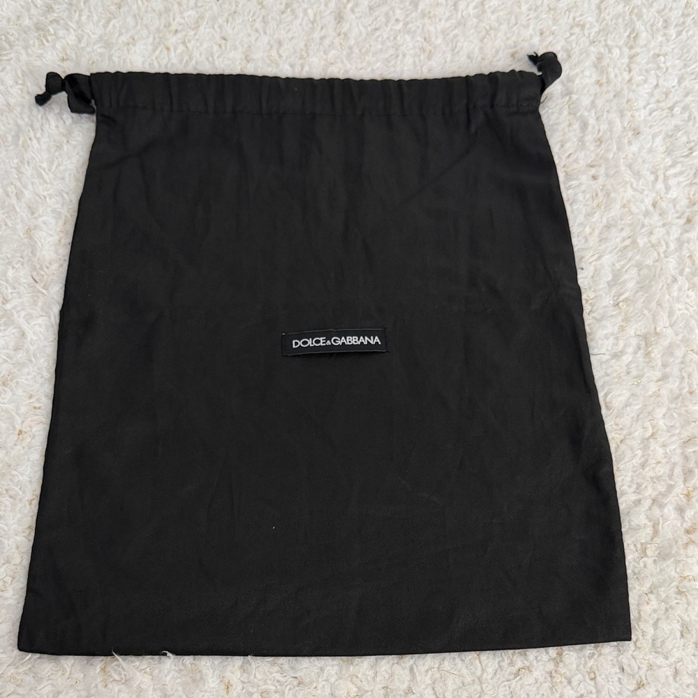 Dolceβ & Gabbana Elegant Black Dust bag